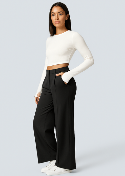 Elegantiškos miesto stiliaus kelnės