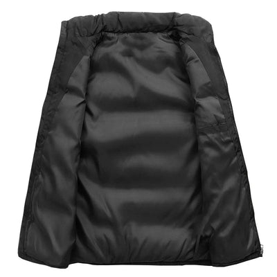 Brandon - Lengvas Siuvinėtas Liemenė Vyrams