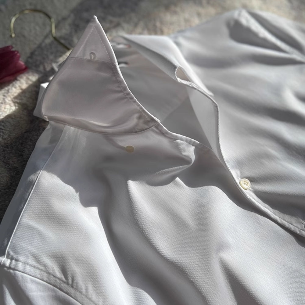 ALFIERI™|KLASIŠKAS MARŠKINIS SU V FORMOS IŠKERPE