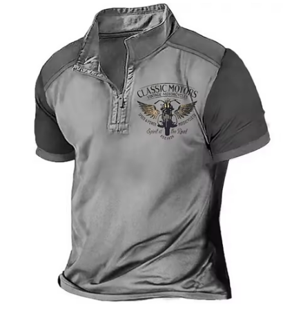 ARMANDO™|VINTAŽINIS MOTOCIKLININKŲ POLO