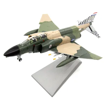 Diecast 1:100 Scale United States Air Force F-4C Fighter Original Finished Alloy Model Simulation Static Collectible Toy Gift