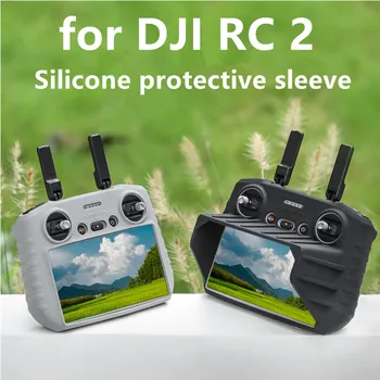 skirta DJI RC 2 nuotolinio valdymo pultui silikoninis dangtelis AIR 3 apsaugos nuo kritimo ir įbrėžimų apsauginis dangtelis su šviesos skydu