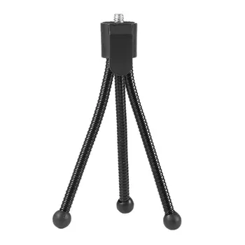 Universalus lankstus mini nešiojamas metalinis trikojo stovas skaitmeniniam fotoaparatui Internetinės kameros mini trikojis / lengvas anglies pluoštas ACEHE 850